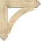 Ekena Millwork Thorton Arts and Crafts Rough Sawn Bracket w/ Offset Brace, Douglas Fir, 8"W x 34"D x 34"H BKT0806X34X34THR03RDF - alternate 3